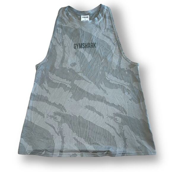 GYMSHARK Gray Workout Tank Sz S - Picture 1 of 6